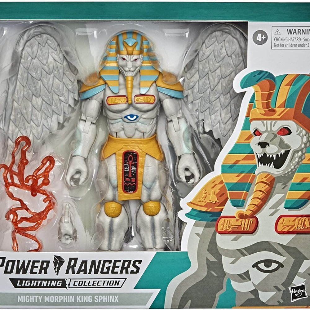 Power Rangers Monsters Mighty Morphin King Sphinx Action  Figure